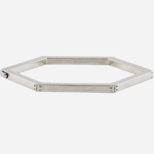 Tory Burch Silver Tone Stainless Steel Bracelet